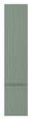 Шкаф-пенал Brevita Victory 35 подвесной правый (зеленый)
