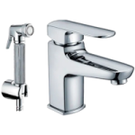 1254L Смеситель Тюльпан LED шар. d-35 с гигиенической лейкой