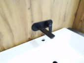 RHEIN Внешняя часть встраиваем. смесителя для раковины, черный матовый (P8429564BW-ENG)