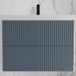 Тумба подвесная Style Line "Стокгольм 80", 2 ящика, графит софт