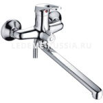 2214L Смеситель Ванна LED 35к с отв L-нос